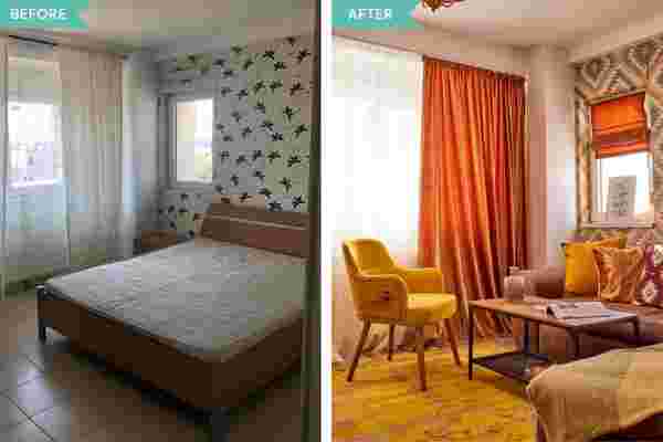 Before&after: designerul a transformat apartamentul cu douÄ camere Ã®ntr-unul cu trei, Ã®n doar douÄ luni